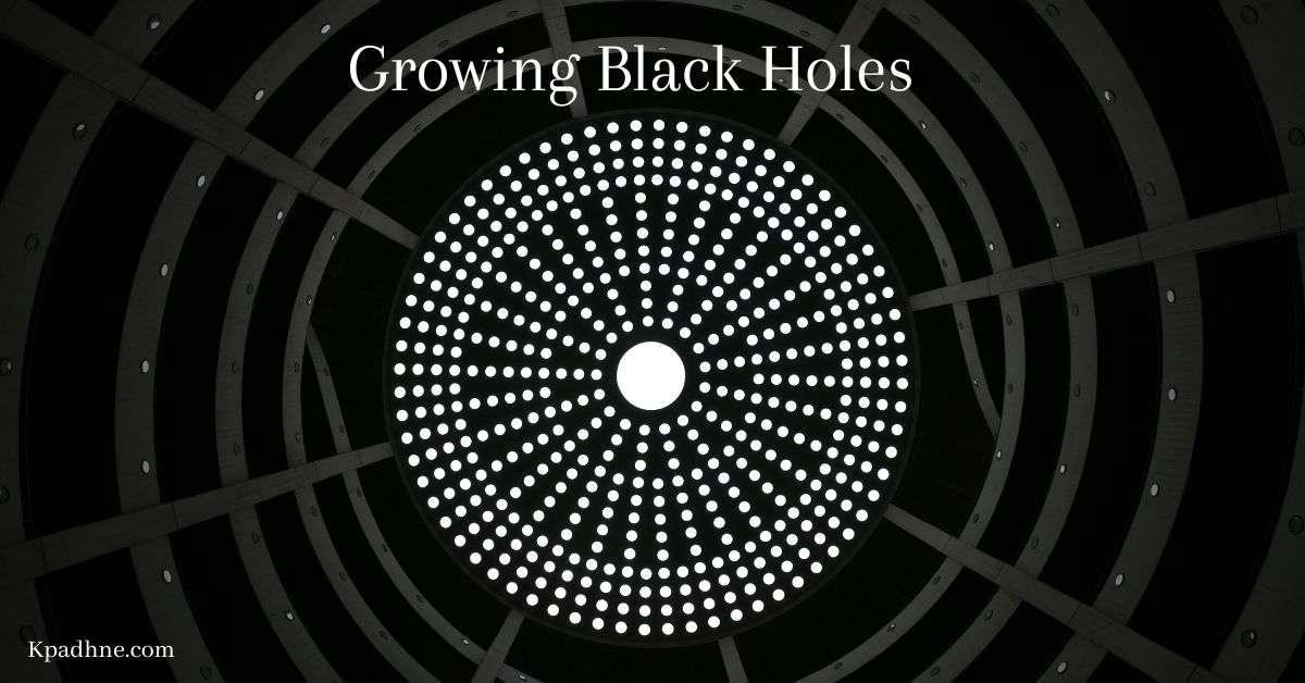 Growing Black Holes