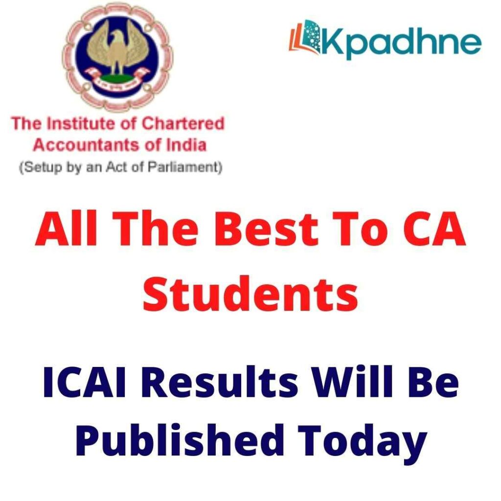 CA Results Published, FINAL & Foundation November 2022