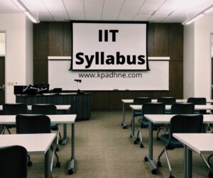 IIT Revised Syllabus
