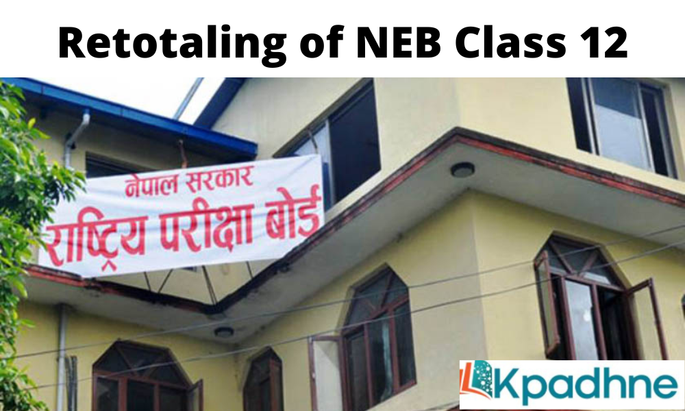 NEB Class 12 Retotaling